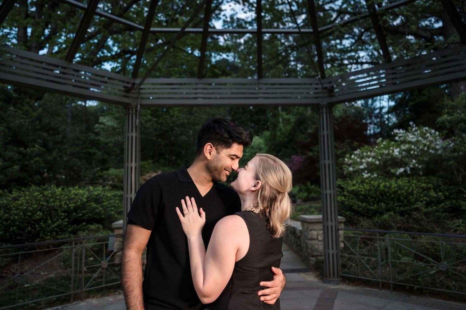 Duke Gardens Engagement Photos - Sarah & Aagam